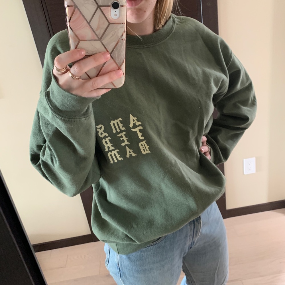 YEEZY Kanye West Pablo  pop up crewneck shirt